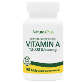 NaturesPlus Vitamin A 10,000 IU Tabs-Water Dispersible 100's
