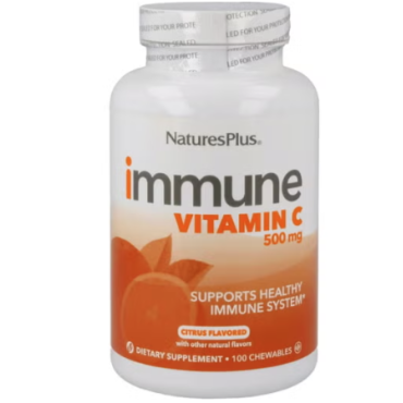 NaturesPlus Immune Vitamin C Chewable Orange Tabs 100's