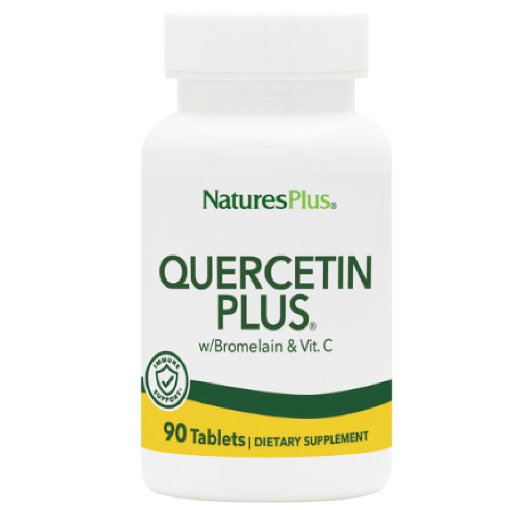 NaturesPlus Quercetin + Bromelain & Vitamin C Tabs 60’s