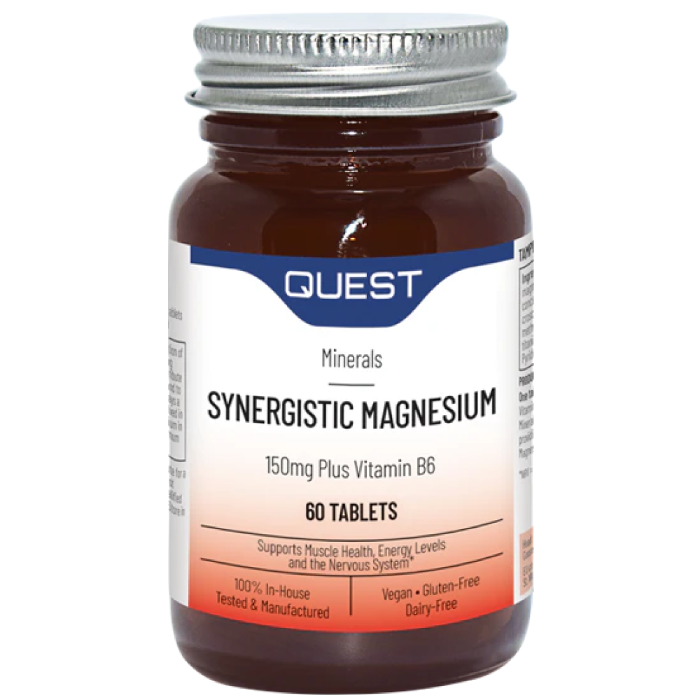 Quest Magnesium 150mg + Vit B6 Chelated 30's