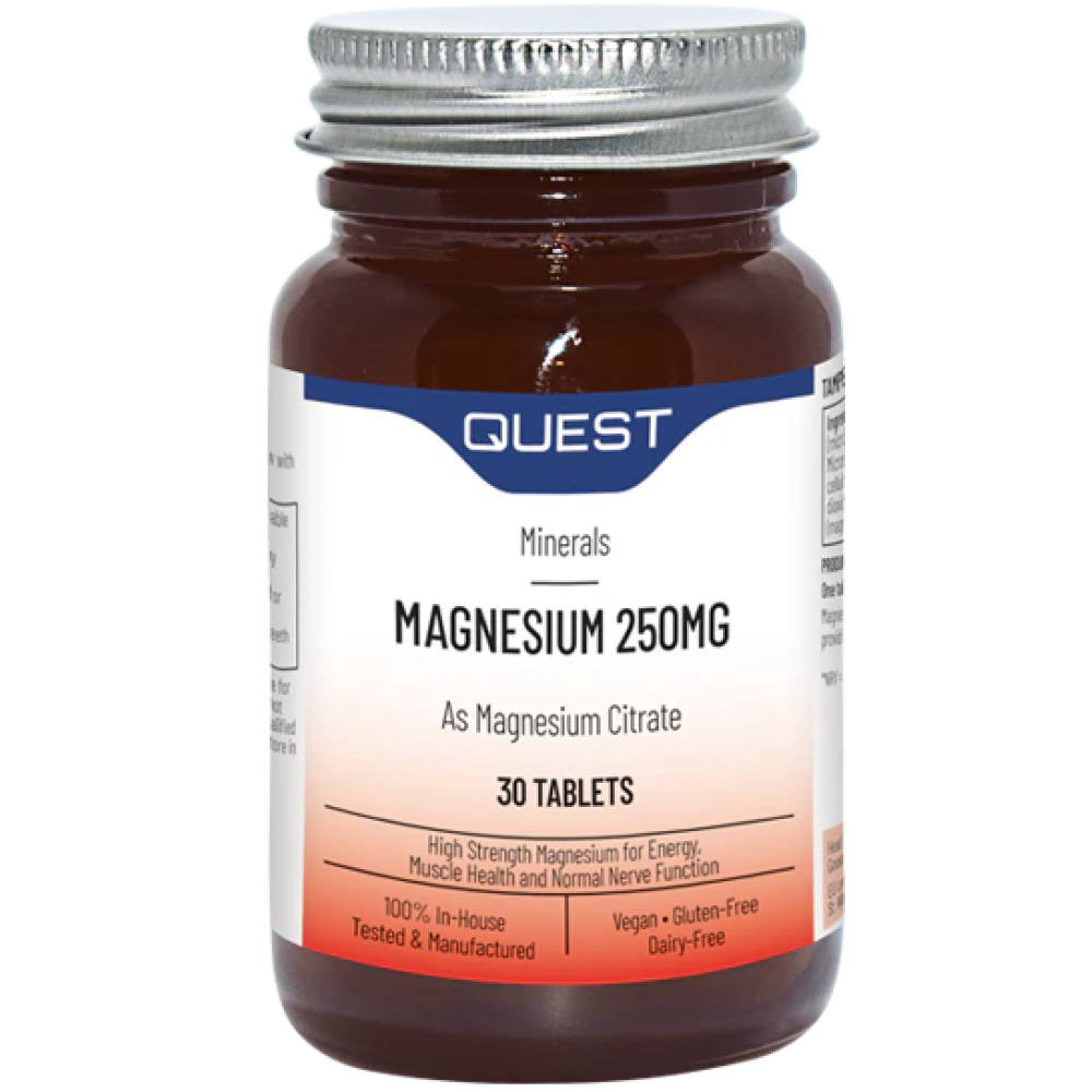 Quest Magnesium Citrate 250mg Tabs 30's