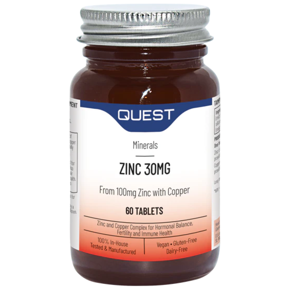 Quest Zinc Citrate 30mg 60's