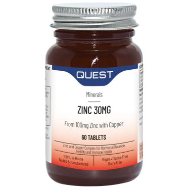 Quest Zinc Citrate 30mg 60's