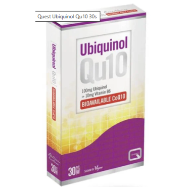 Quest Ubiquinol Qu10 100mg Tabs 30's