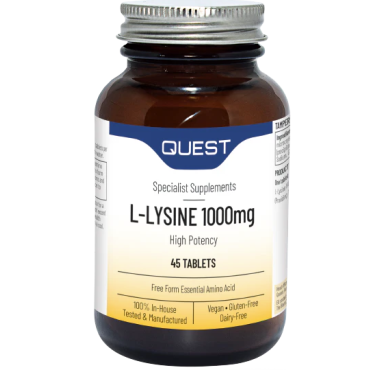 Quest  L-Lysine 1000mg Tablets 45's