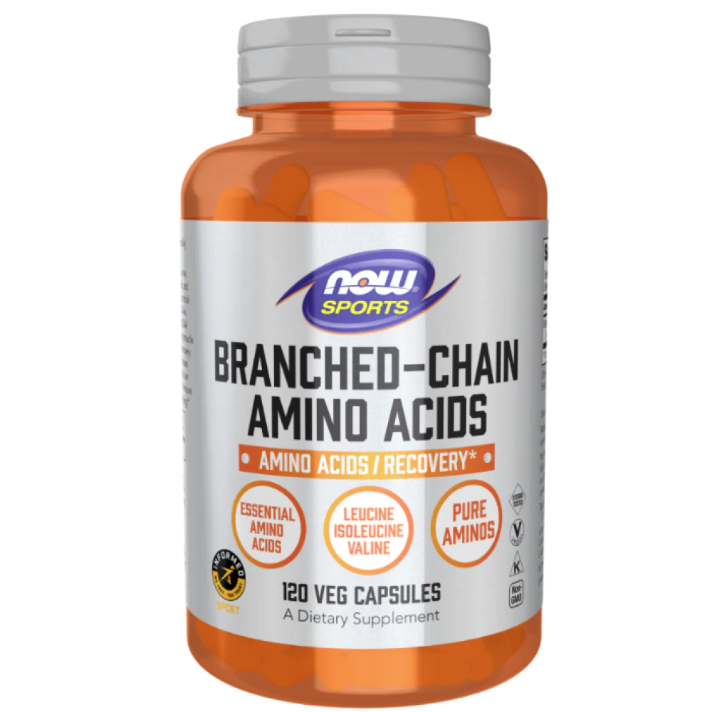 NOW Branched Chain Amino Acid Caps 120s