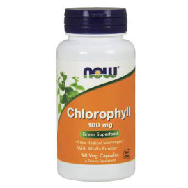 NOW Chlorophyl 100Mg Caps 90's