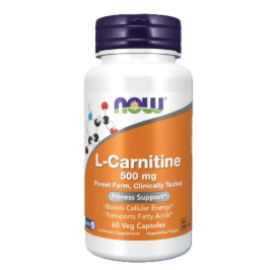 NOW L Carnitine 500mg Caps 60's                                                