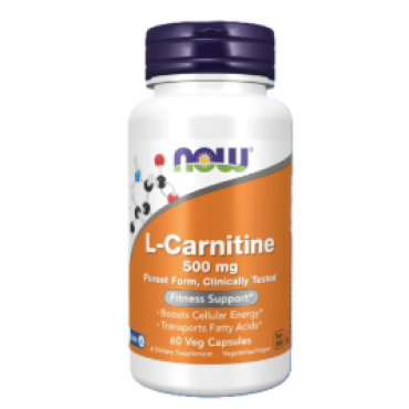 NOW L Carnitine 500mg Caps 60's                                                