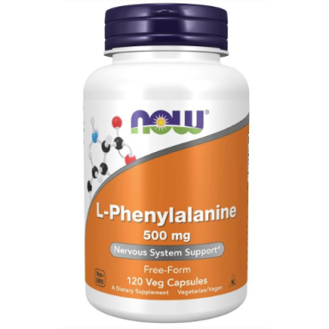 NOW L Phenylalanine 500mg Caps 120's
