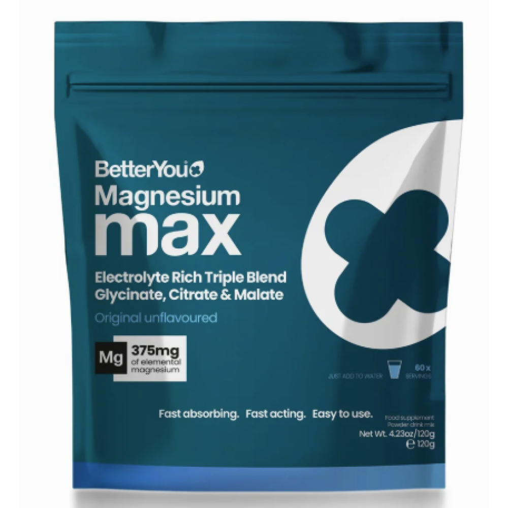 BETTER YOU Magnesium Max 3-in-1 Original Powder 375G