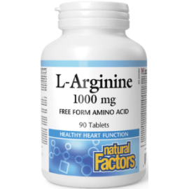 Natural Factors L-Arginine 1000mg Tabs 90's