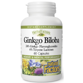 Natural Factors GinkgoBiloba Phyto 60mg Caps 60's