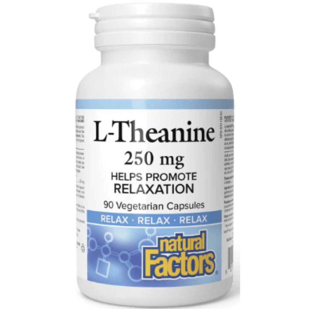 Natural Factors L-Theanine 250mg 90 Vcaps