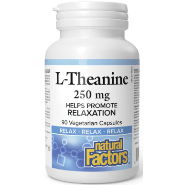 Natural Factors L-Theanine 250mg 90 Vcaps