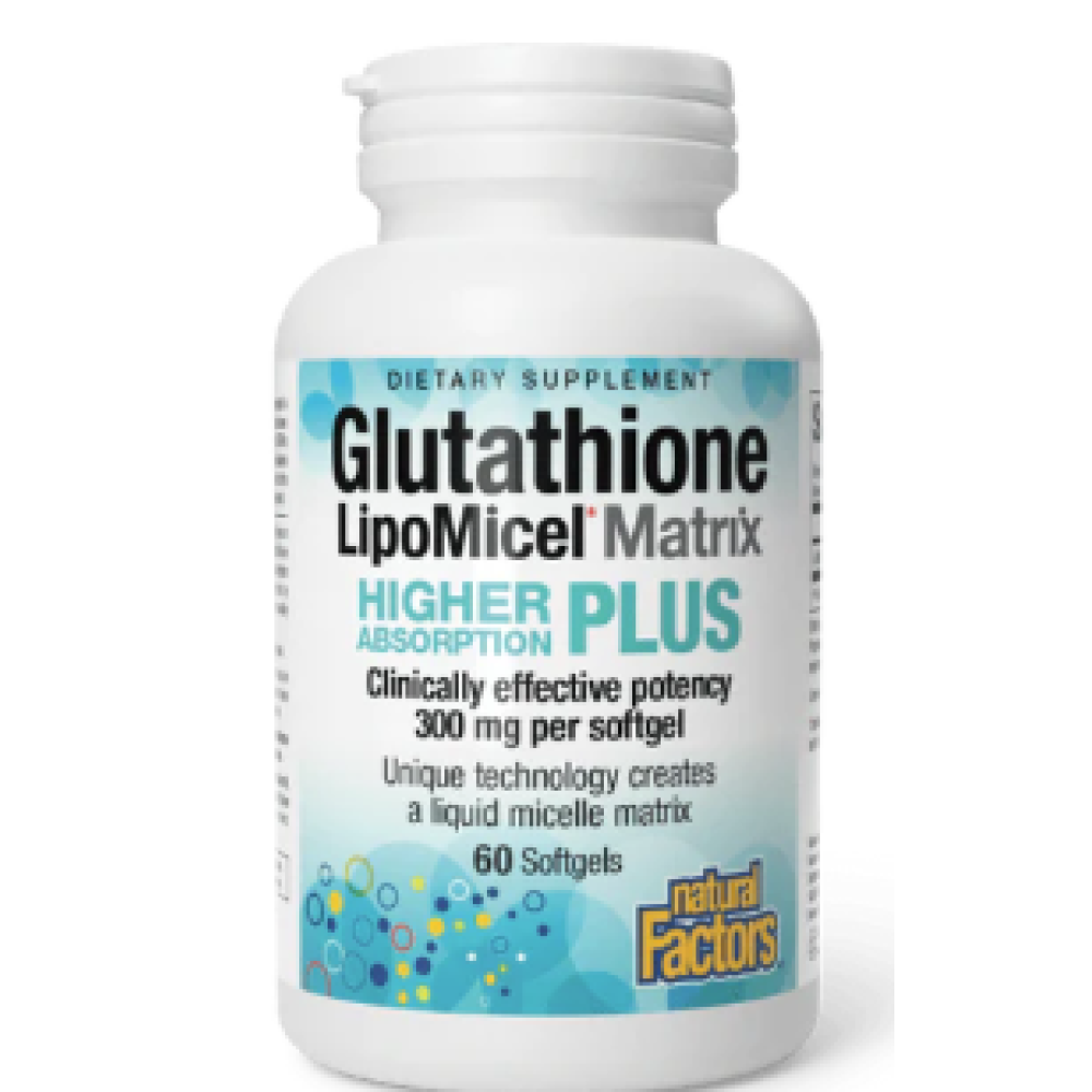 Natural Factors Glutathione 300mg Softgel 60's