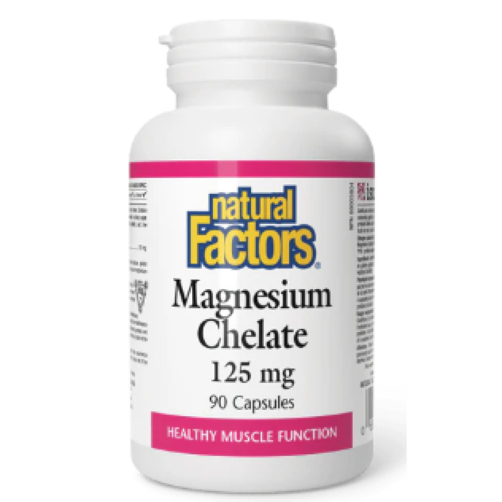 Natural Factors Magnesium Chelate 125mg 90 caps