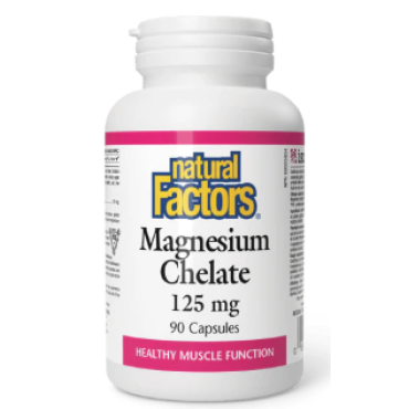 Natural Factors Magnesium Chelate 125mg 90 caps