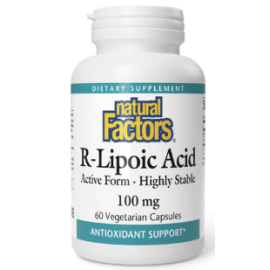 Natural Factors R-Alpha Lipoic Acid 100mg Vcap 60's