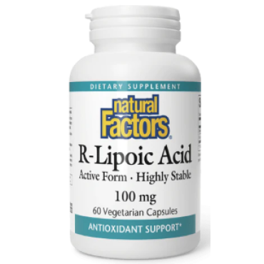 Natural Factors R-Alpha Lipoic Acid 100mg Vcap 60's