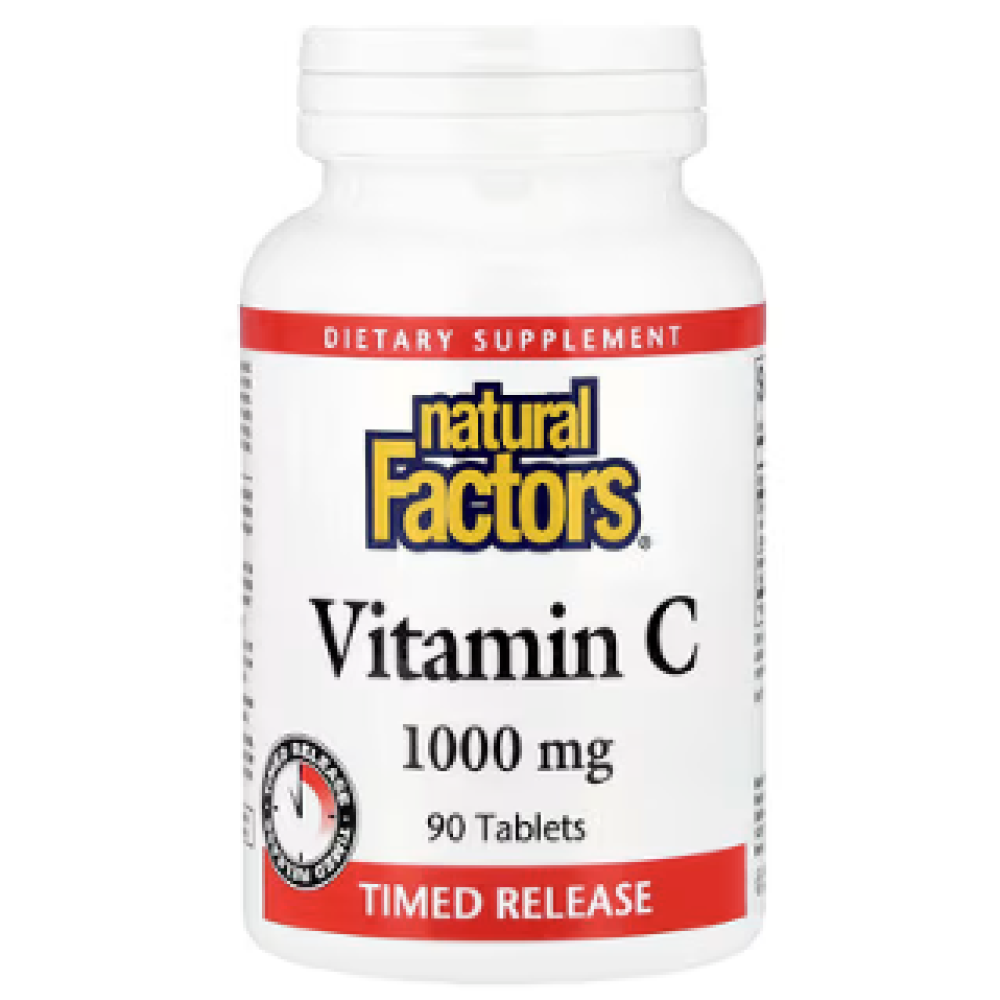 Natural Factors Vitamin C Time Release 1,000 mg 90 Tablets