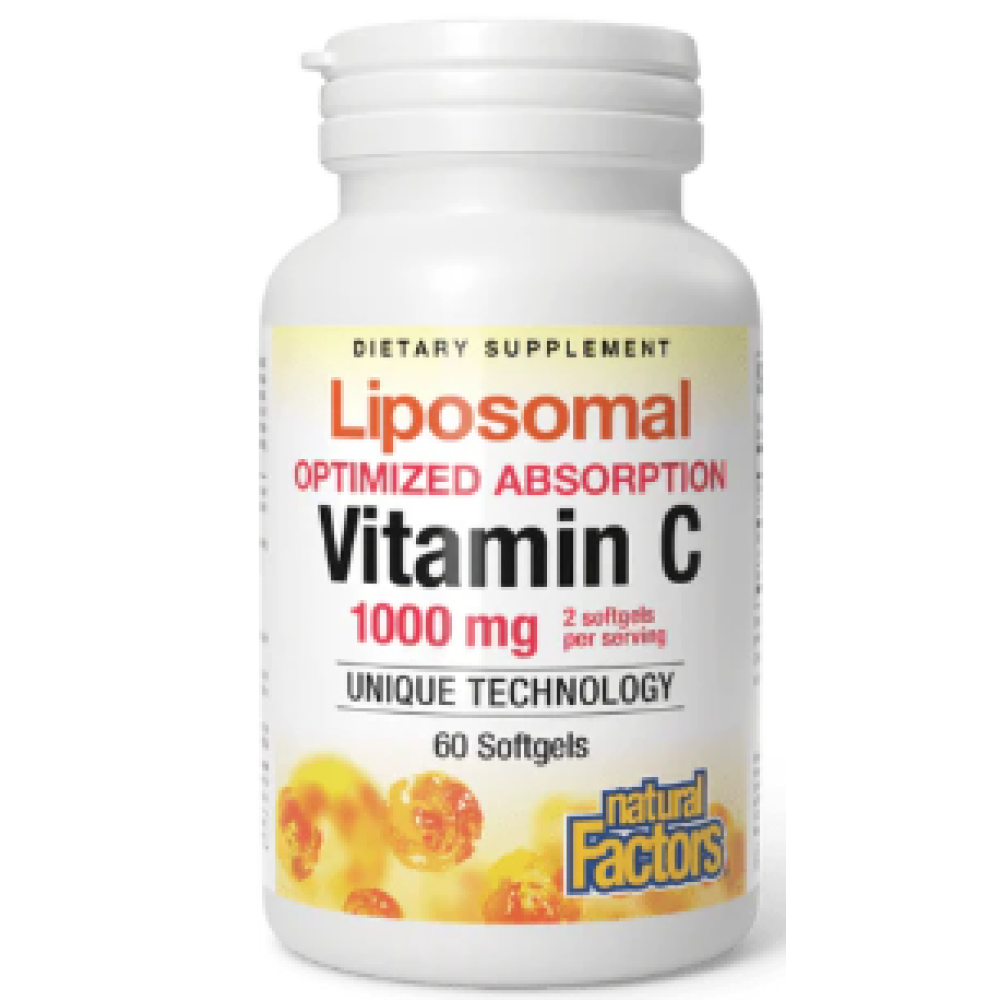 Natural Factors Liposomal Vit C 1000mg SG 90's