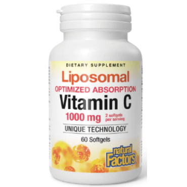 Natural Factors Liposomal Vit C 1000mg SG 90's