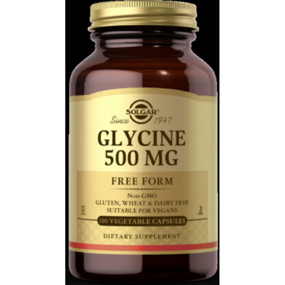 Solgar Glycine 500mg VCaps 100's
