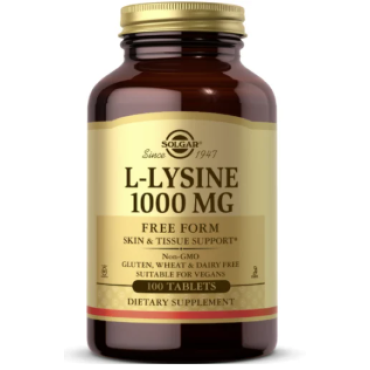 Solgar L-Lysine 1000mg Tablets 100's