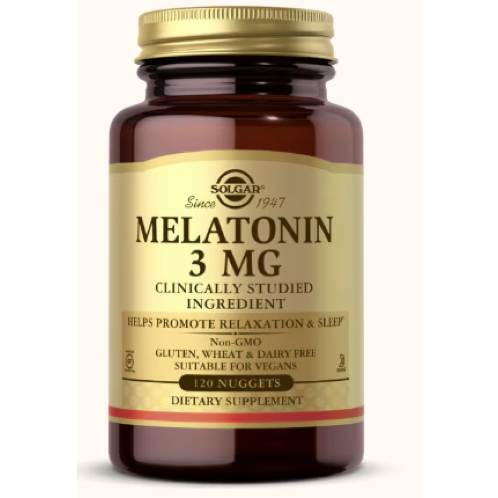 Solgar Melatonin 3mg Nuggets 120's 