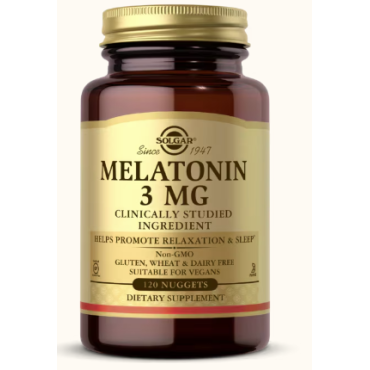 Solgar Melatonin 3mg Nuggets 120's 