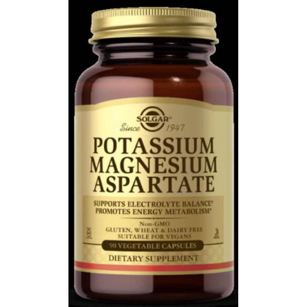 Solgar Potassium/Magnesium Aspartate Caps 90's
