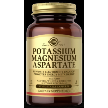 Solgar Potassium/Magnesium Aspartate Caps 90's