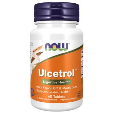 NOW Ulcetrol With Pepzin GI Tabs 60's