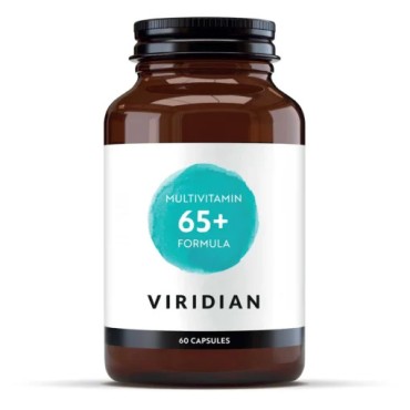 Viridian 65+ Multi Vcaps with COQ10, Digestive Enzymes, B12 & ALA 60's