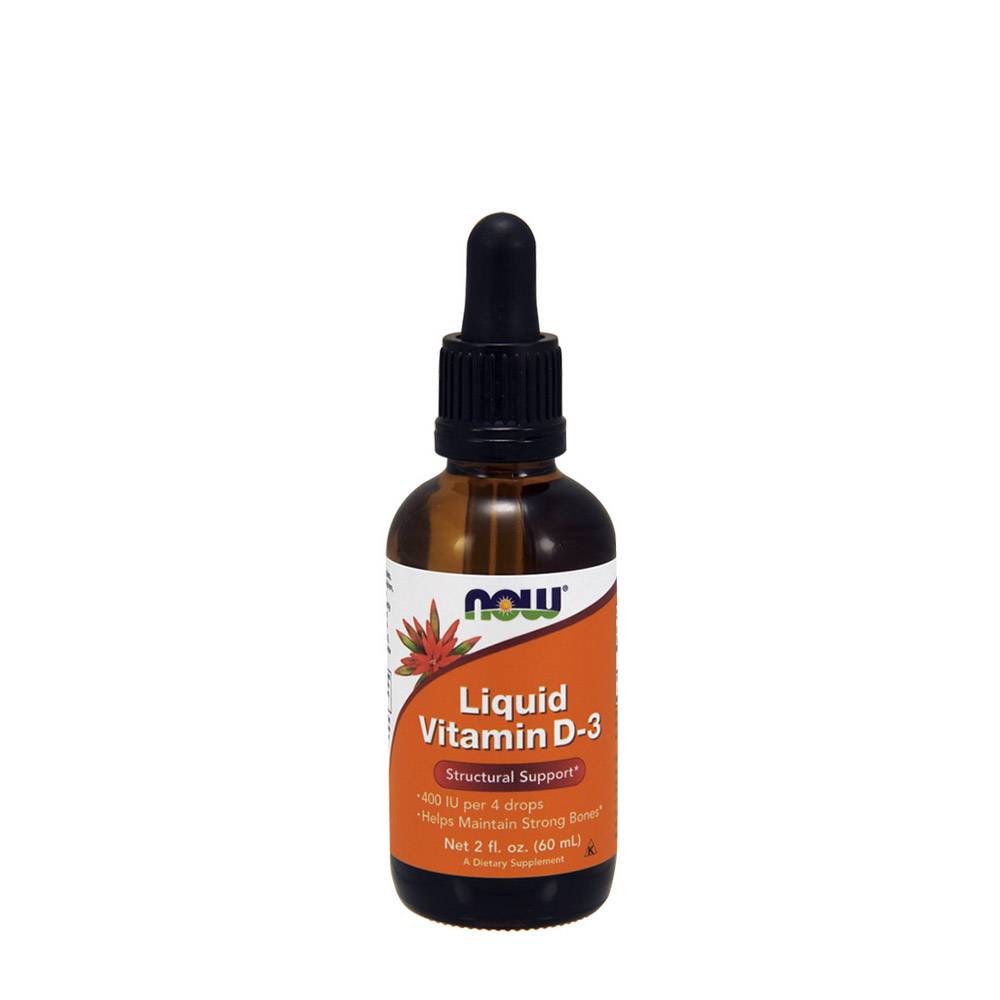 NOW Liquid Vitamin D3 Drops 60ml