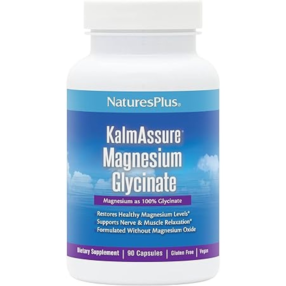 NaturesPlus KalmAssure Magnesium Glycinate Capsules 90's