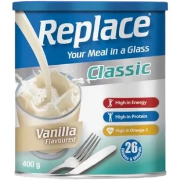 Replace Classic Vanilla 400g