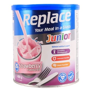 Replace Junior Strawberry 400g