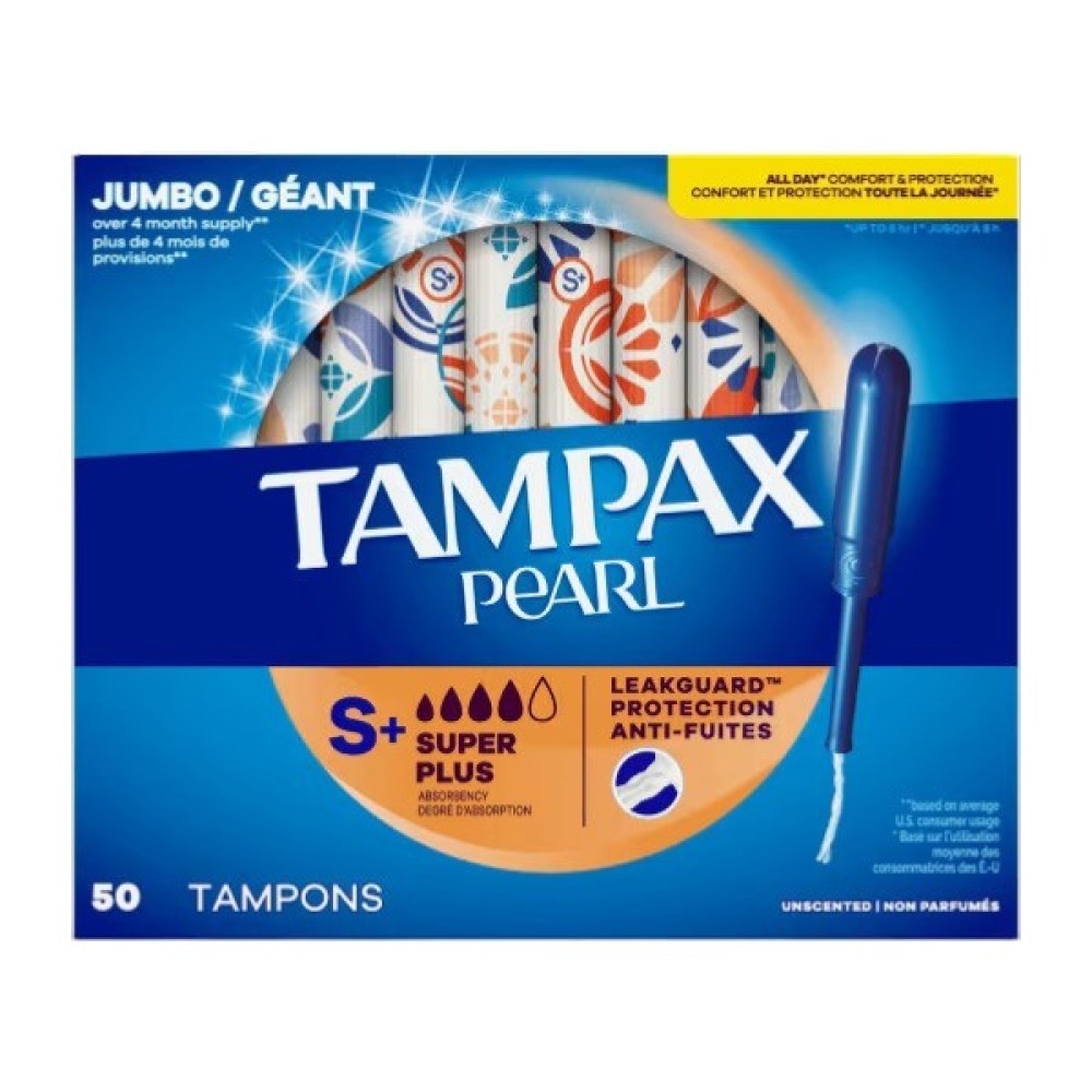 Tampax Pearl Super Plus 50's