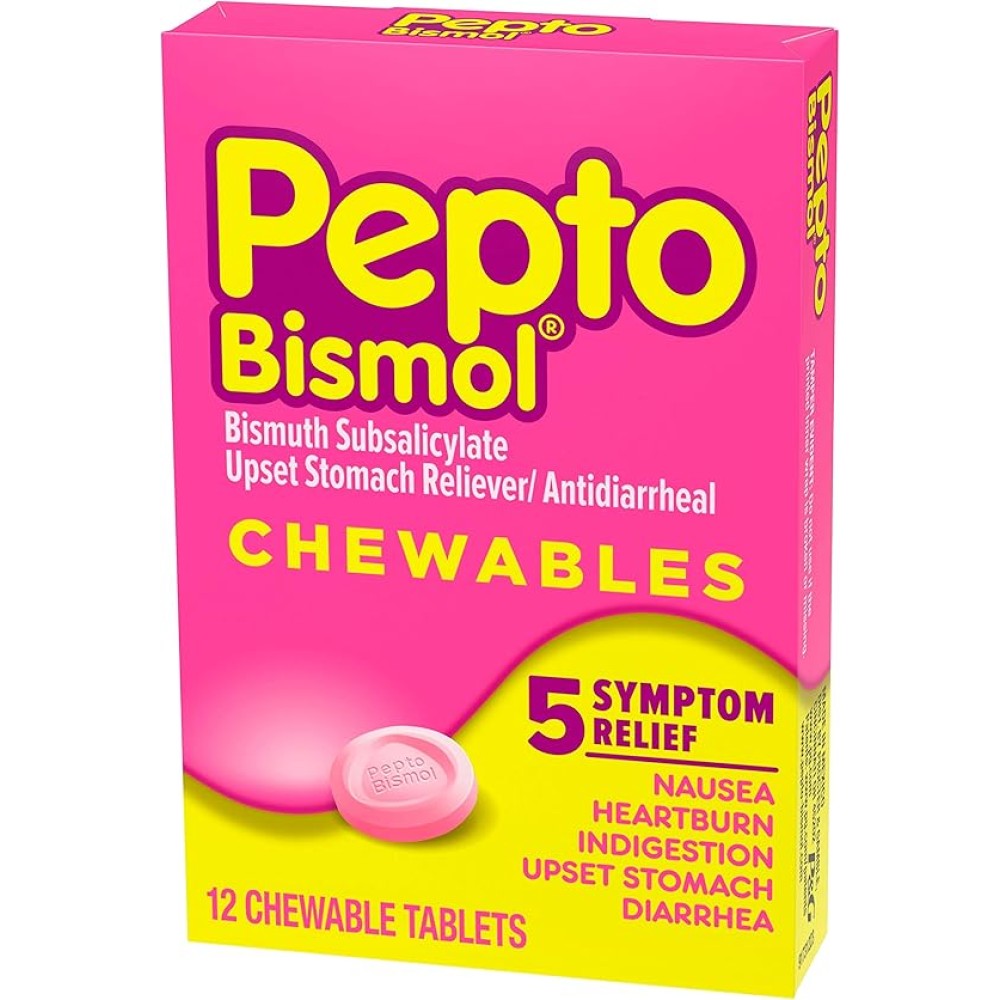 Pepto Bismol Tablets 12's
