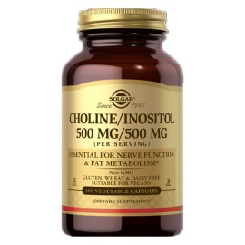 Solgar Choline Inositol 500mg Caps 100's