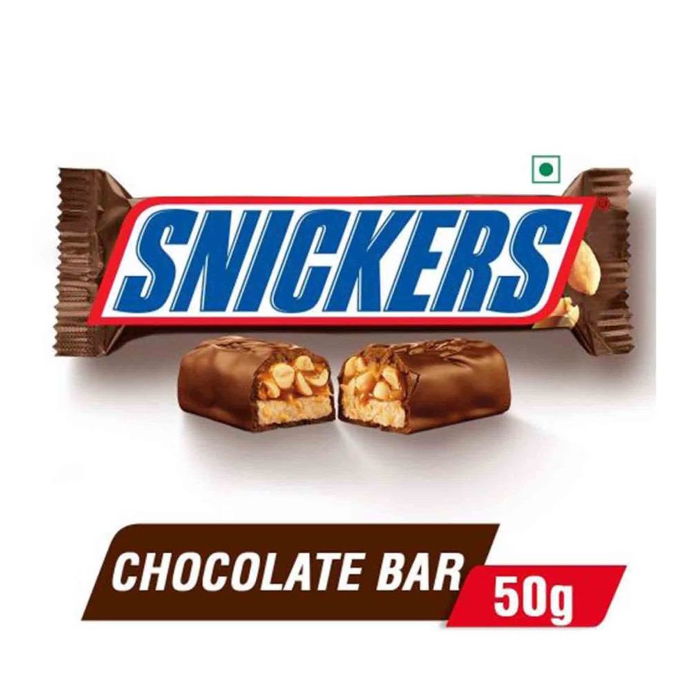 Snickers 50G Chocolate Bar With Peanuts Caramel