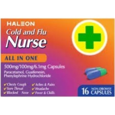 Cold and Flu Nurse All in One Capsules, 16'S
