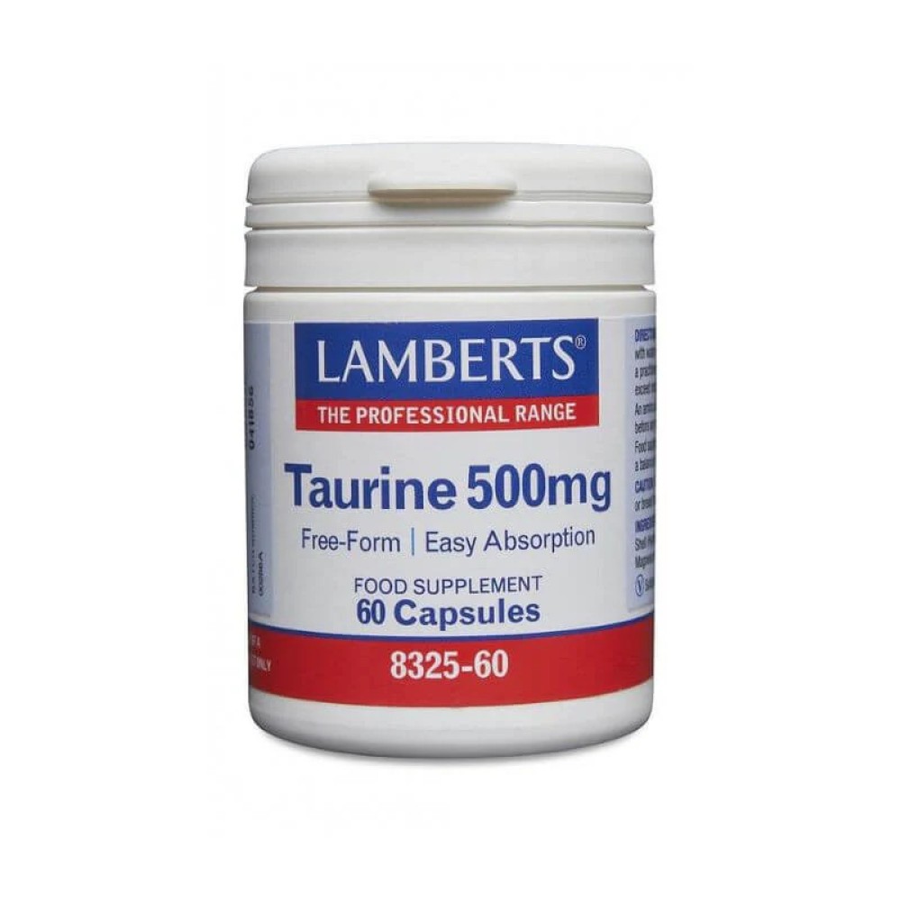 Lamberts Taurine 500Mg Capsules 60's