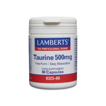 Lamberts Taurine 500Mg Capsules 60's