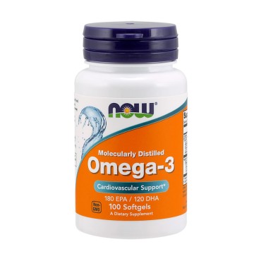 NOW Omega 3 Soft gels 1000mg 100's