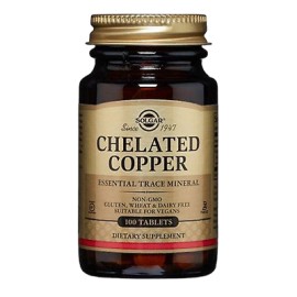 Solgar Copper Chelated Tabs 100's