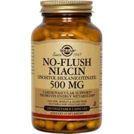 Solgar No Flush Niacin (Vitamin B3) 500mg 100's