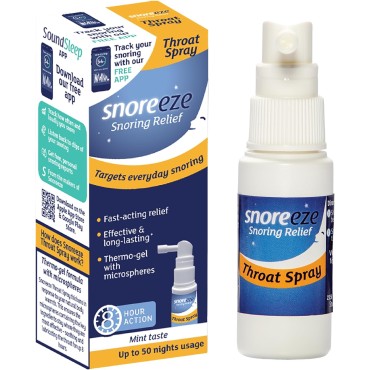 Snoreeze Snoring Relief Throat Spray 14ml